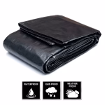 Krushi Vikas Tarpaulin Black 14ft x 17ft - 170 GSM