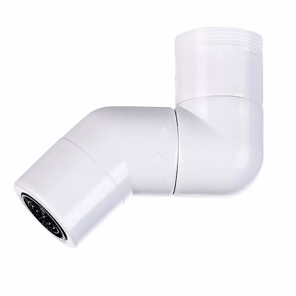 Krushi Vikas Universal Splash Filter Faucet 720 Degree Rotatable Plastic Silicone Sprayer Head with Wrench Household Tap Water Outlet Water Saving Tap Nozzle