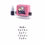 Krushi Vikas Smart Number Rolling Maths Stamps for Kids, Multiplication Maths Roller Stamp, Smart Math Roller 100 Learning Toy for Preschool, Stamp Art for Kids (Pack of 1- Multicolor)(Multiplication)