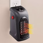 Krushi Vikas 400 Watts Electric Handy Room Heater (Room Heaters Home for Bedroom, Reading Books, Work, Bathrooms, Rooms, Offices, Home) - Black