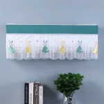 Krushi Vikas AC Cloth Cover Waterproof | Folding Adjustable Designer Ac Split Cover | Premium Work Indoor AC Dust Protection Cover | Washable, Foldable, Dustproof (Multicolor, Multi-design) (2 Ton)