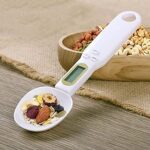 Krushi Vikas Measuring Spoon Electronic Kitchen Digital Food Spoon Scales Accurate Weighing Teaspoon Scale in Grams Oz with LCD Display for Baking Cooking Cake Coffee Flour Medicine 500g/0.1g