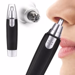 Krushi Vikas 3 in 1 Electric Nose & Ear Hair Trimmer for Men & Women | Dual-edge Blades |Painless Nose and Ear Hair Remover Trimmer Eyebrow Flawless Electronic (black)