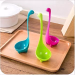 Krushi Vikas Nessie Ladle Long Handle Nonstick Spoon and Kitchen Supplies Serving Spoon (3)
