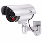 Krushi Vikas Realistic Looking Dummy IR Security CCTV Fake Bullet Camera with Flashing LED Light Indication