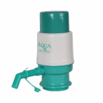 Krushi Vikas Plastic Hand Press Manual Aqua Water Pump Dispenser for Bottled Drinking (Multi Color, Standard Size)