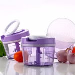 Krushi Vikas Handy Quick Chopper Vegetable Fruit Nut Onion Cutter for Kitchen 450ML (1PC)