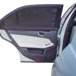 Krushi Vikas Fashion Set of 4 CAR Glass Window Cover for Sun