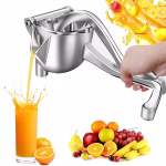 Krushi Vikas Aluminium Manual Fruit Juicer Orange Juicer Heavy Duty Hand Press Metal Lime Juicer Hand Juicer, juicer Instant, Orange Juicer, Aluminium Handle Juicer Garlic Paste Per Clove (Aluminium)