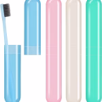 Krushi Vikas Toothbrush Holder Cover Case Storage Box Capsule Shape for Bathroom,Travelling Portable (Multi-Color-Plastic) (4)