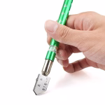 Krushi Vikas Professional Glass Cutting Tools - 5mm-15mm Metal Handle Pencil Style Glass Cutter