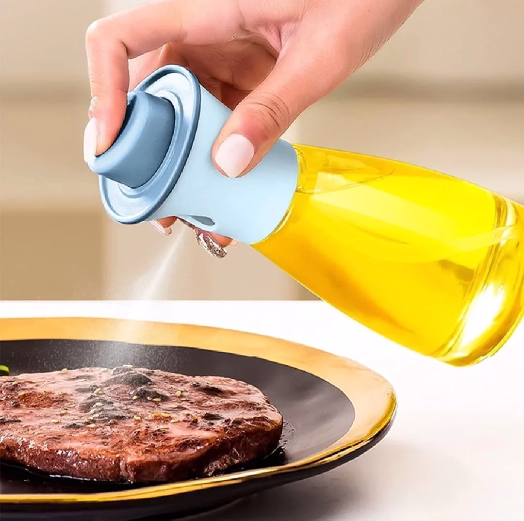 Krushi Vikas Leak Proof Oil Sprayer Bottles for Cooking |Oil Sprayer for Kitchen |Olive Oil Spray Bottle for Cooking |Vinegar Dispenser (Pack of 1)