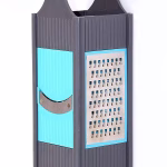 Krushi Vikas Stainless Steel 4 in 1 Vegetable Slicer Grater Cutter Chopper for Kitchen Salad Maker Grinder Shredder with Blades for Cheese Vegetables Fruit Cabbage Slicing Grating Multicolor