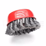 Krushi Vikas Wire Wheel Cup Brush Twisted Cup Brush for Removing Rust, Paint, Polishing