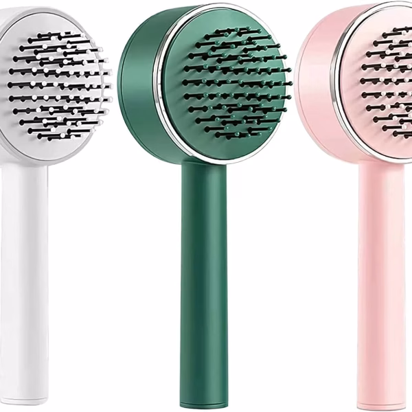 Krushi Vikas Airbag Massage Comb, 3D Air Cushion Massager Brush, Self Cleaning HairBrush, Original Detangler Self Cleaning Hair Brush, Massage Brush Hair Combs for Men and Women