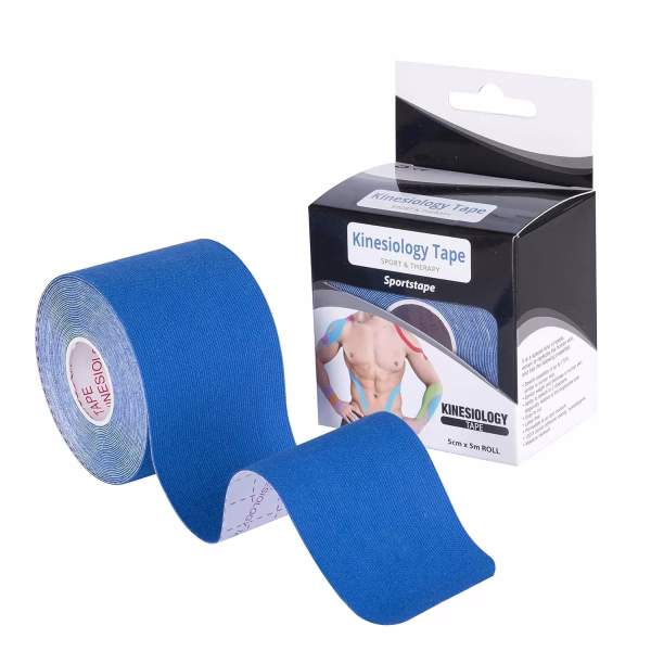 Krushi Vikas Tape 5cm * 5m Roll Strapping Taping Athletic Sports Tape for Men Knee Shoulder Elbow Ankle Neck Muscle Superior Waterproof Adhesion Non Latex Safe for Kids Pregnant Women