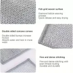 Krushi Vikas 6 Pack Two Layer Non-Scratch Wire Dishcloth &1pic Gaps Cleaning Brush Scrub Pad, Stainless Steel Scrub  (Regular, Pack of 6) - Image 2