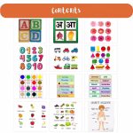 Learning Pillow Cloth Book with English, Hindi & Gujarati Cushion Cotton Book (Pink) - Image 11