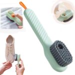 Shoe Scrubbing Brush with Soap Dispenser – Long Handle