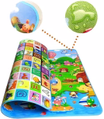 Waterproof Baby Playmat - 6x4 Feet - Double-Sided & Soft - Image 2