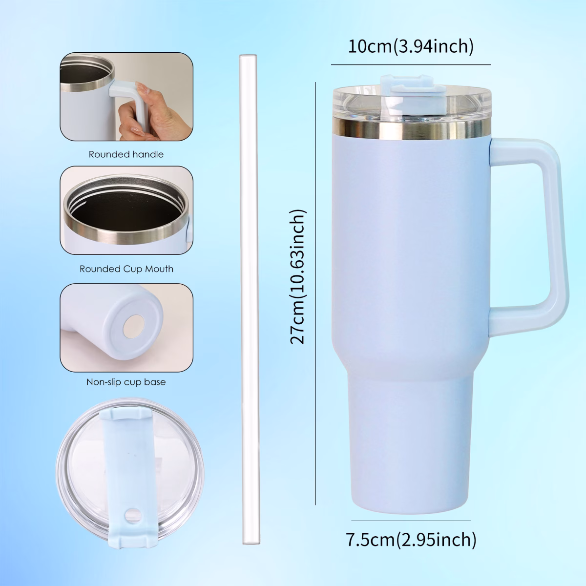 Stanley 1.2 L Tumbler with Handle – Hot & Cold, BPA-Free - Image 3