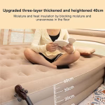 Inflatable Air Mattress with Pump - Double Layer Airbed - Image 4