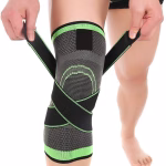 Knee Braces for Pain Relief – Green Compression Sleeves (L)