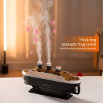 Jellyfish Steam Ship Humidifier with LED & Remote – 250ml - Image 4