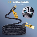 4 in 1 Charging Cable- 65W PD Fast Multi-Device Cord