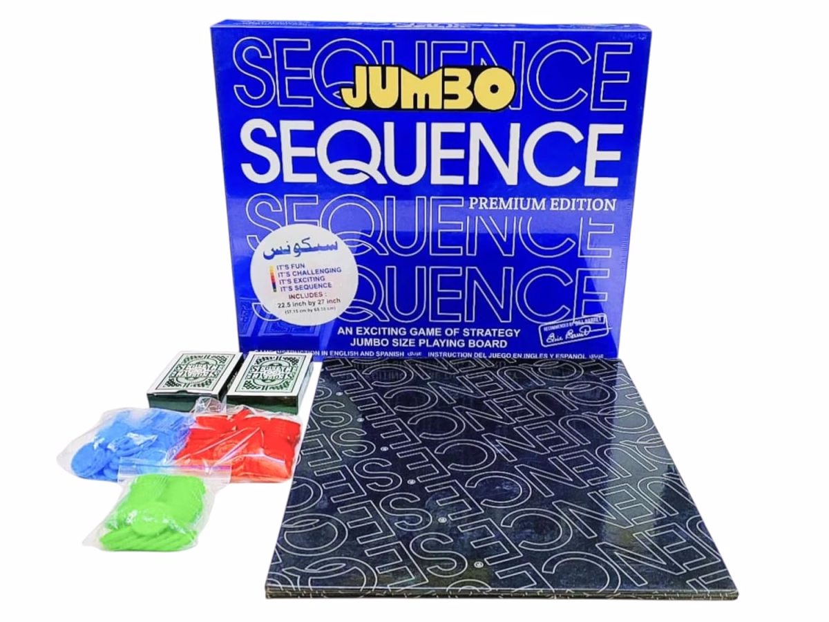 Jumbo Sequence Game – Premium Strategy Board Game - Image 5