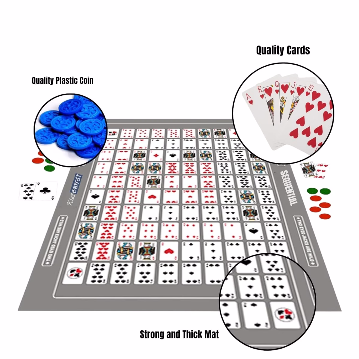 Jumbo Sequence Game – Premium Strategy Board Game - Image 2