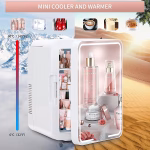 Mini Fridge with Mirror | 4 Litre Portable Beauty Cooler - Image 3