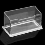Acrylic Visiting Card Holder with Pen Stand – Desk Organizer