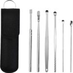 Ear Wax Cleaner Kit – 6 Pc Reusable Stainless Steel Set