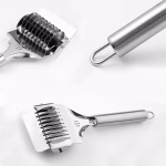 Stainless Steel Pasta Noodle Cutter – Dough Roller Tool - Image 2
