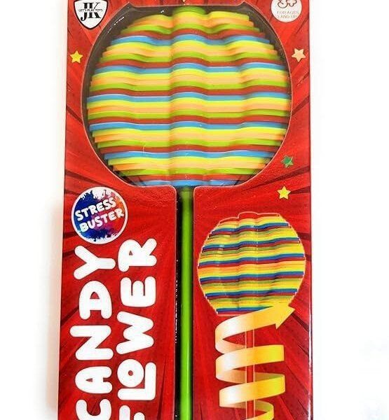 Spinning Candy Flower Toy – Colorful Hand Spinner for Kids