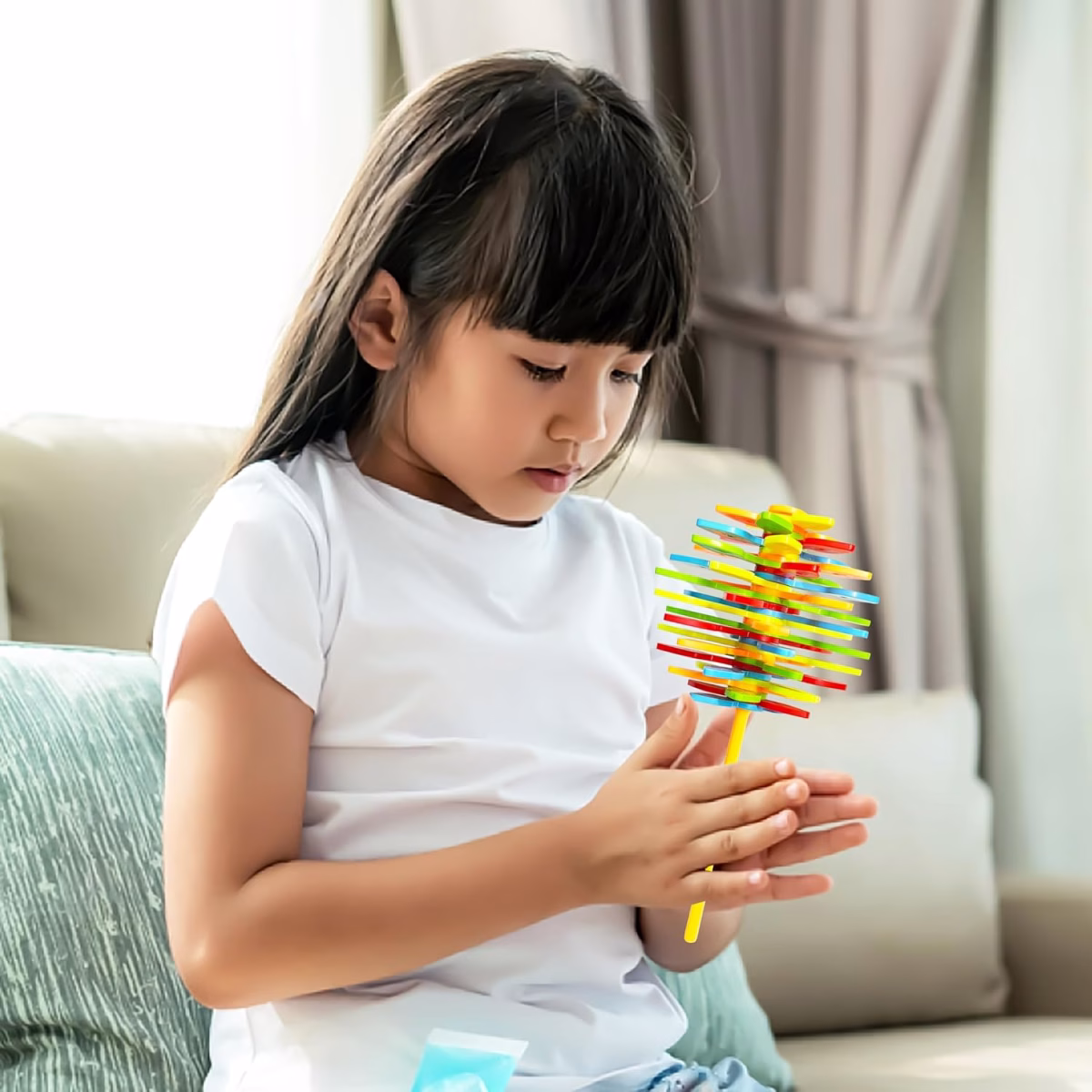 Spinning Candy Flower Toy – Colorful Hand Spinner for Kids - Image 3