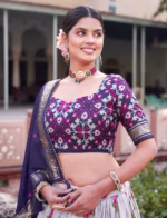 Blue lehenga choli