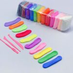 Air Dry Clay for Kids 12 Pcs with Sculpting Tools