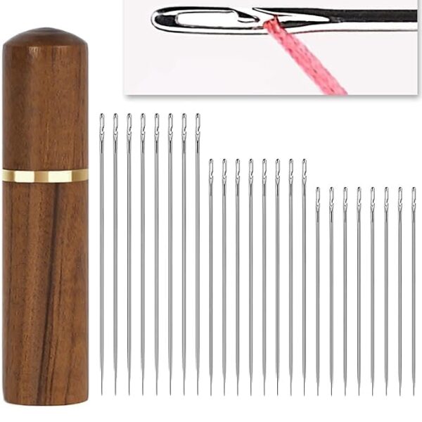 Needle Set – 30pcs Self Threading Quilting Needle Kit