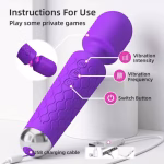 Handheld Wellness Massager - Rechargeable & Multi-Mode - Image 2