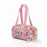 Mini Duffle Bag Charm | Cute Poly Canvas Mini Pouch with Keychain Clasp | Fits AirPods, Keys, Lip Balm, Coins & Essentials | 4x2 inch Zipper Pouch for Totes, Backpacks & Travel