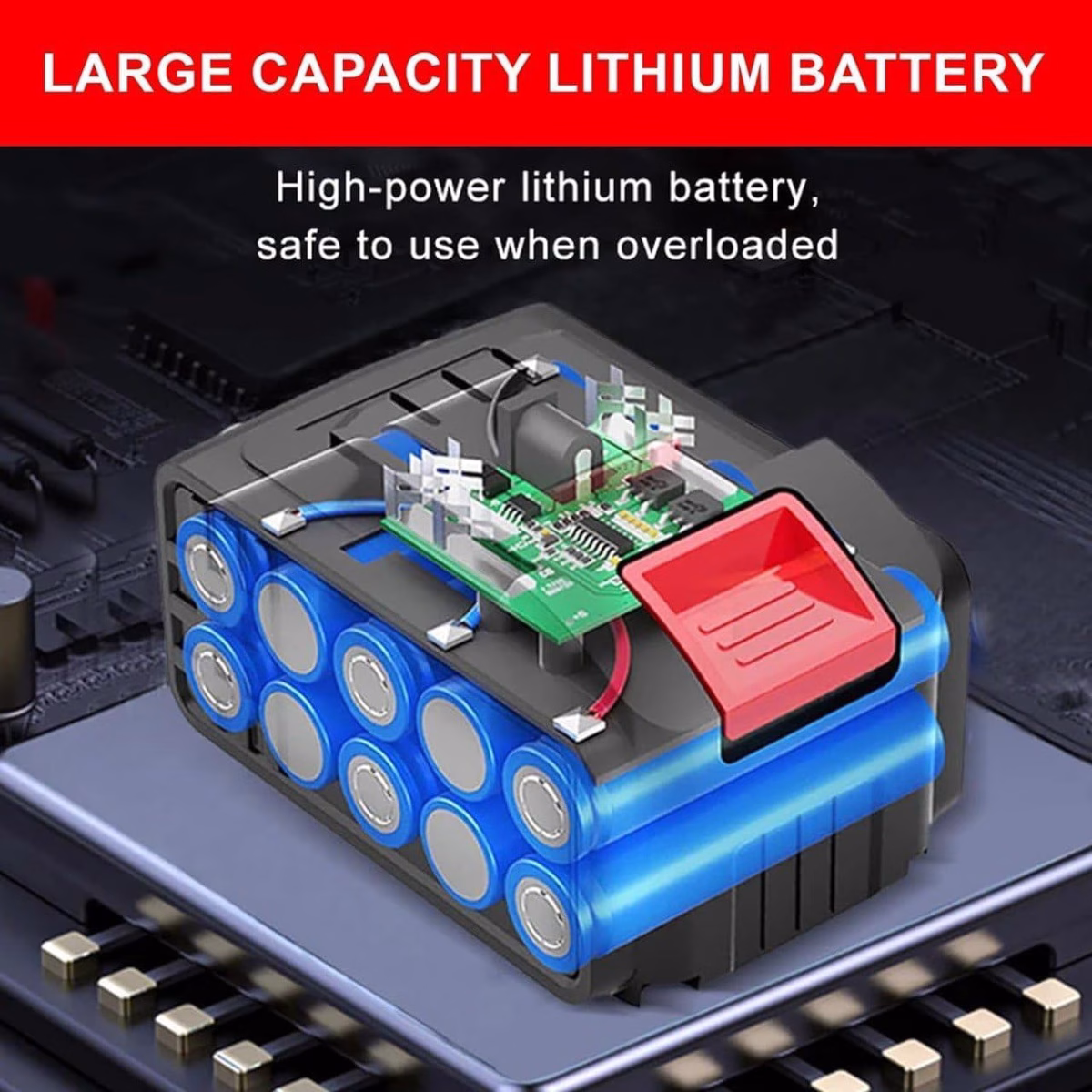 48V/Volt/MAX /12000 mAh Lithium-Ion Battery New Cordless Compact Power Tool Li-ion Batteries - Image 7