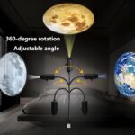 Creative USB Star Projector Night Light for Car & Room | Adjustable Mini LED Ambient Galaxy Light with 360° Flexible Goose Neck & Multiple Projection Patterns for Ceiling, Bedroom & Parties - Image 2