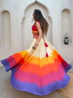 Magic Cotton Lehenga for Navratri with Mirror Work Blouse - Image 4