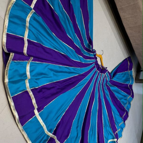 Mastani Skirt 48 Kali Pure Roman Cotton Silk - Blue