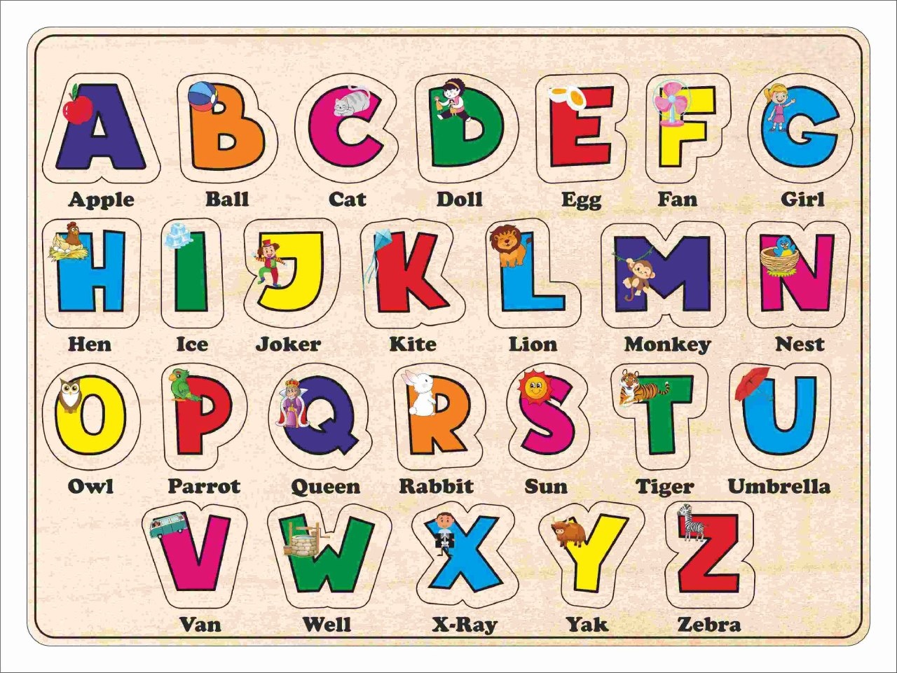 wooden_alphabet_puzzle Wooden Alphabet Puzzle A to Z for Kids